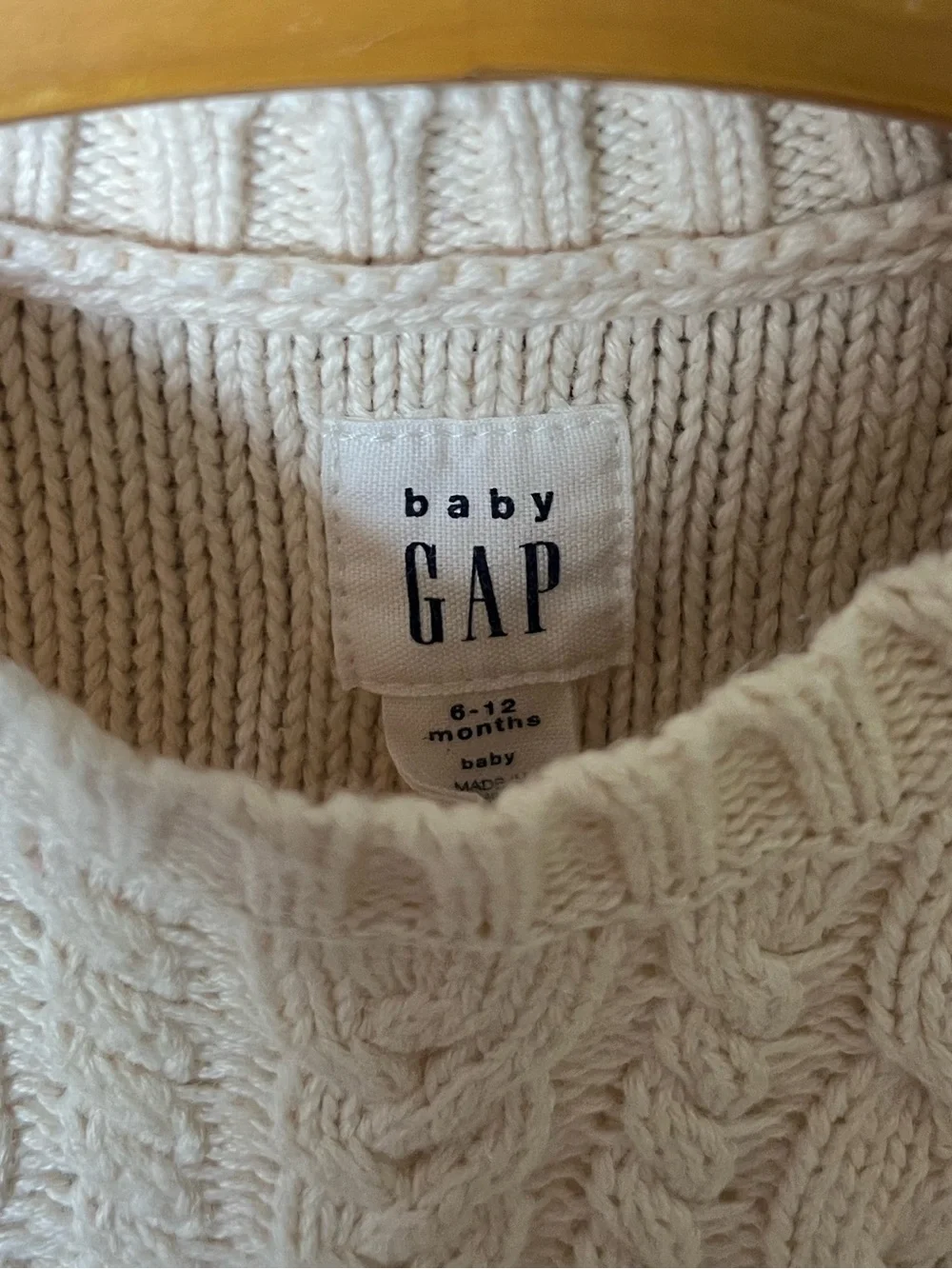 6/12M GAP Infant Knit Cotton Bodysuit
